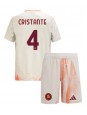 AS Roma Bryan Cristante #4 Vieraspaita Lasten 2024-25 Lyhythihainen (+ shortsit)